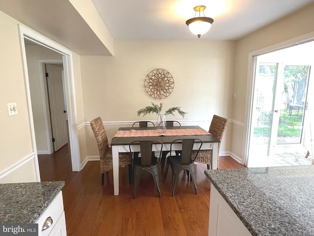 4212 Penner Ln, Fairfax, VA 22033 - dining area with wood finished floors and baseboards