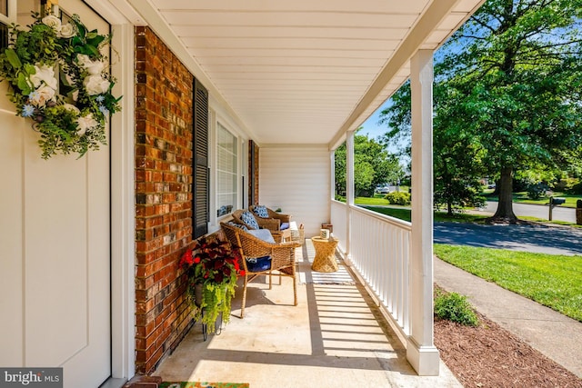 4212 Penner Ln, Fairfax, VA 22033 - view of covered porch