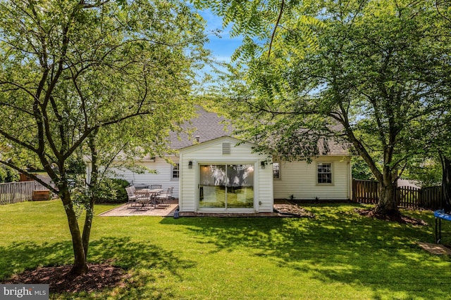 4212 Penner Ln, Fairfax, VA 22033 - back of house with a patio and roof with shingles