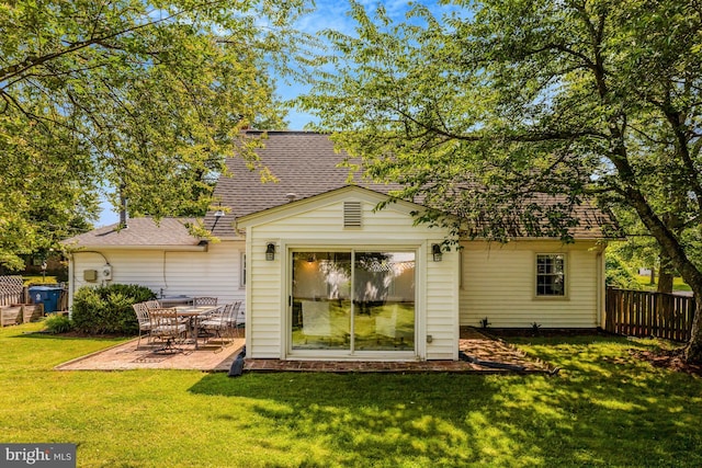 4212 Penner Ln, Fairfax, VA 22033 - back of house with a patio area and roof with shingles