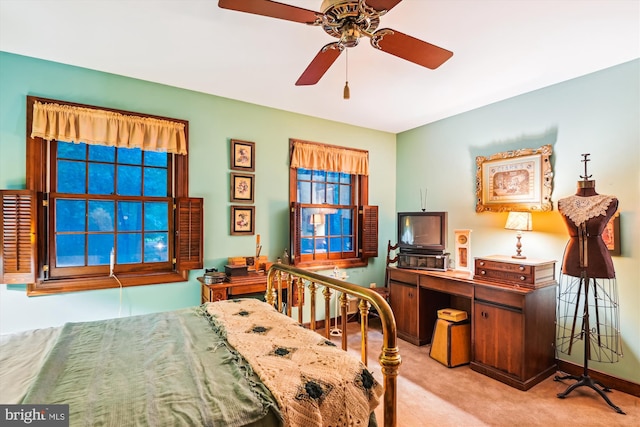 2317 Nancarles Dr, Gambrills, MD 21054 - bedroom with light carpet and baseboards
