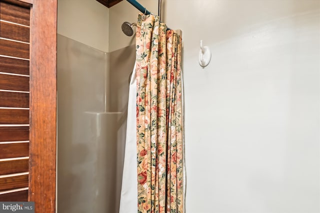 2317 Nancarles Dr, Gambrills, MD 21054 - bathroom view of curtained shower