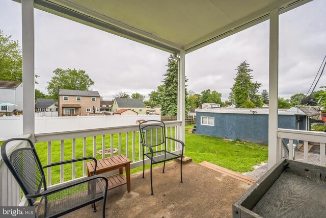 330 Date St, Warminster, PA 18974 - view of patio with a residential view