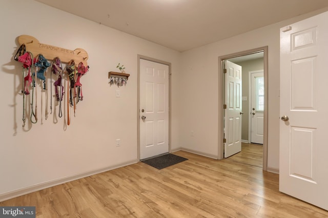 46 Gelsinger Rd, Reading, PA 19608 - entryway with light wood-type flooring and baseboards