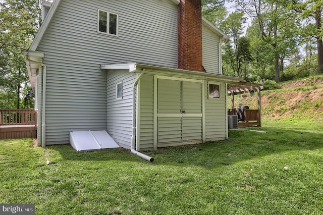 46 Gelsinger Rd, Reading, PA 19608 - view of outdoor structure with cooling unit