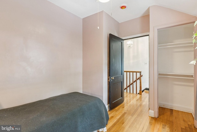 5721 Greenspring Ave, Baltimore, MD 21209 - bedroom with light wood finished floors and baseboards