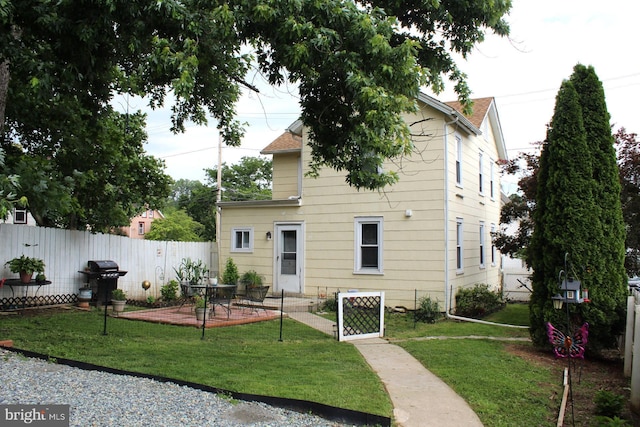 301 E 3rd St, Avondale, PA 19311 - back of house with a patio and a gate