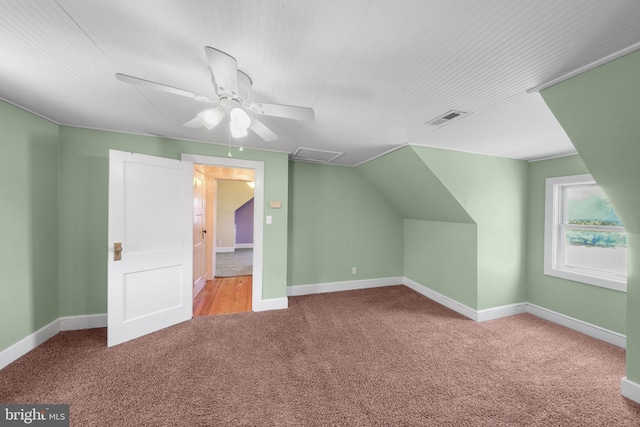 301 Hamilton Blvd, Warsaw, VA 22572 - bonus room with carpet floors, a ceiling fan, and baseboards