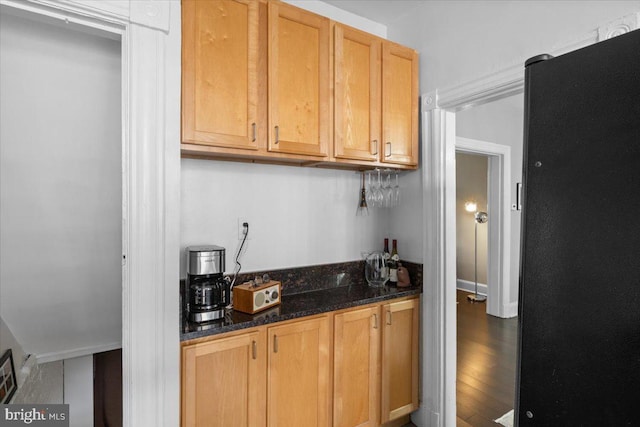 233 Rhode Island Ave NW, Washington, DC 20001 - indoor wet bar featuring wood finished floors