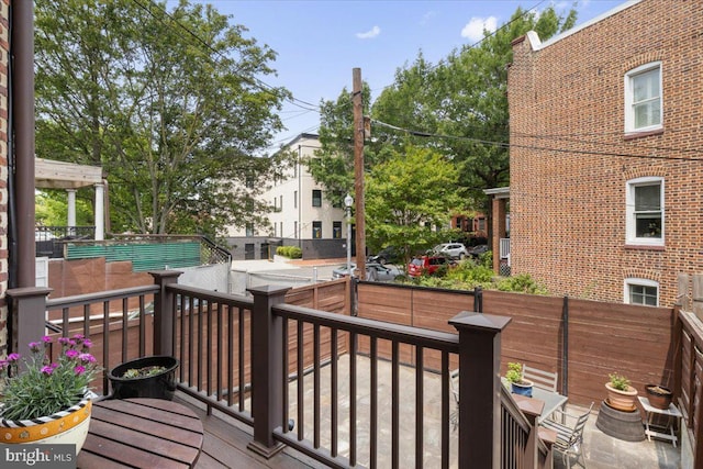 233 Rhode Island Ave NW, Washington, DC 20001 - view of wooden deck