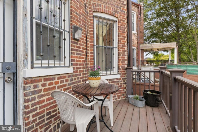 233 Rhode Island Ave NW, Washington, DC 20001 - view of wooden terrace