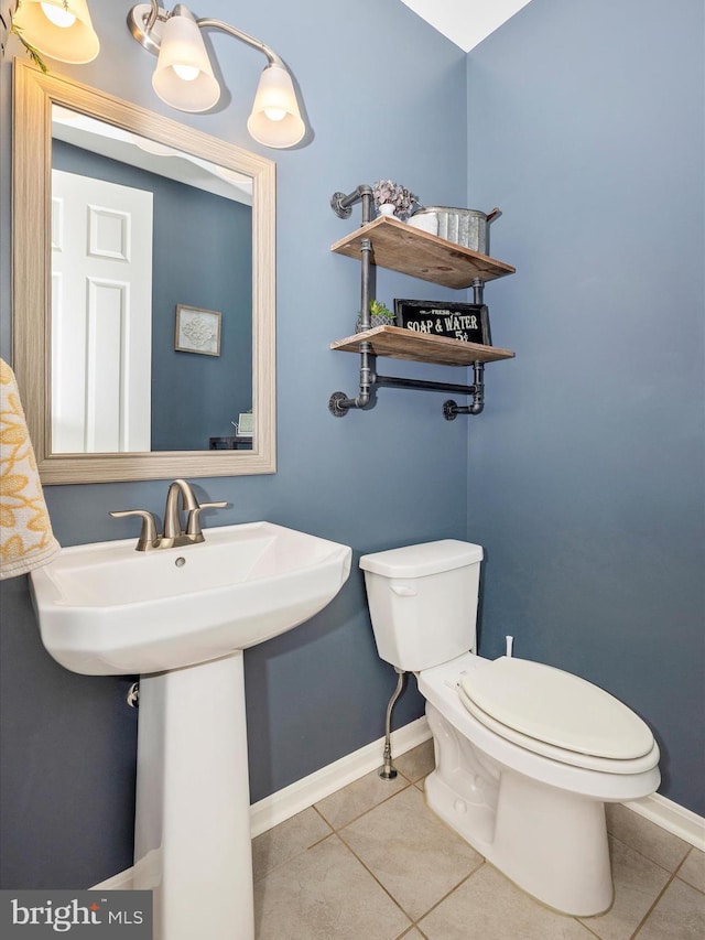1419 Ramblewood Dr, Emmitsburg, MD 21727 - bathroom with toilet, tile patterned flooring, and baseboards