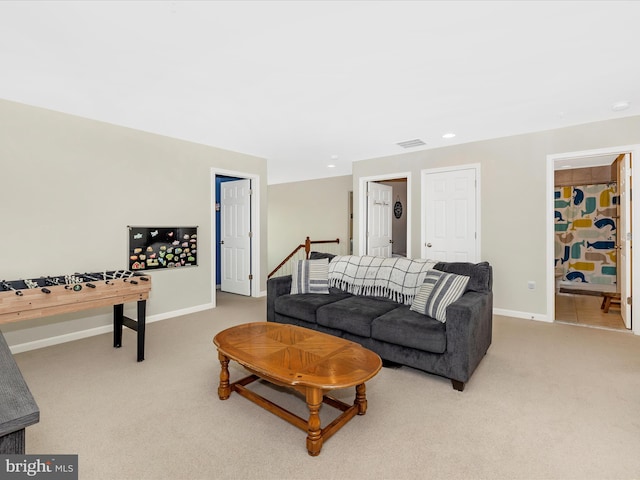 1419 Ramblewood Dr, Emmitsburg, MD 21727 - carpeted living area featuring baseboards