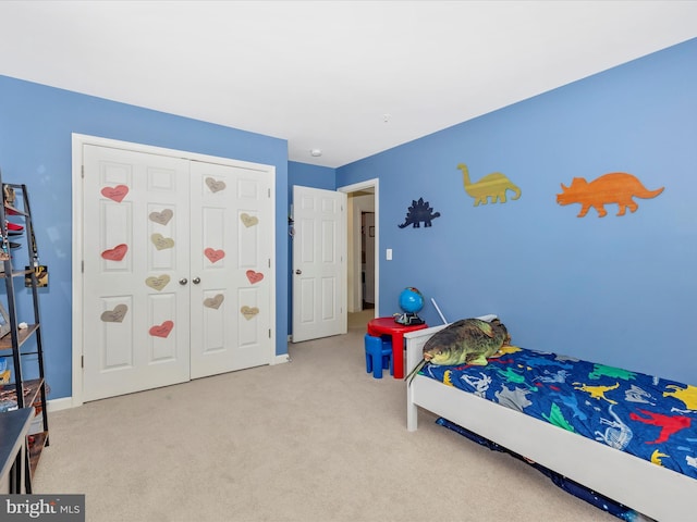 1419 Ramblewood Dr, Emmitsburg, MD 21727 - bedroom with carpet, a closet, and baseboards