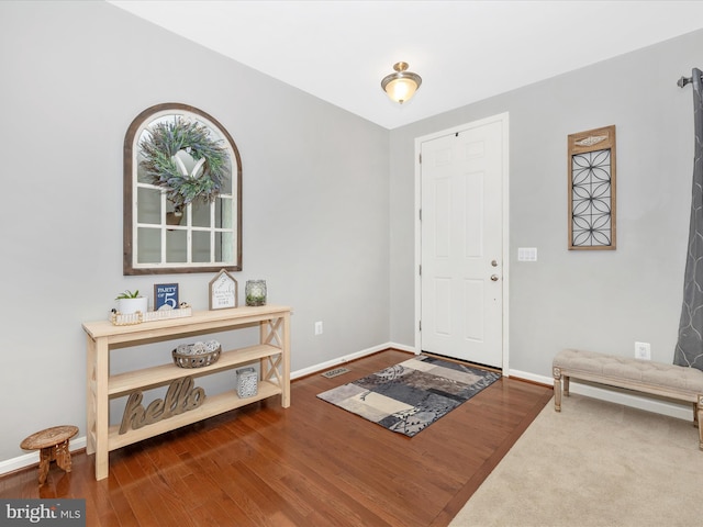1419 Ramblewood Dr, Emmitsburg, MD 21727 - entrance foyer with wood finished floors and baseboards