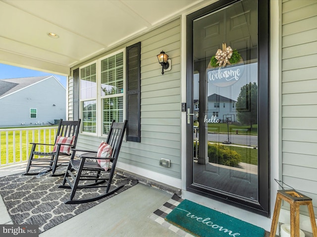 1419 Ramblewood Dr, Emmitsburg, MD 21727 - property entrance featuring a porch