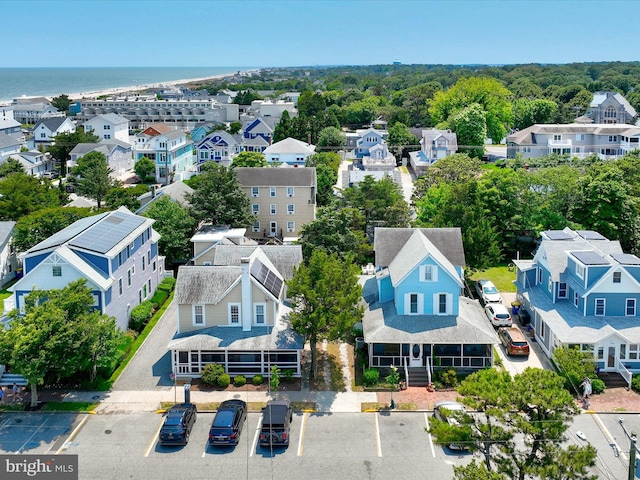 16 Delaware Ave, Rehoboth Beach, DE 19971 - aerial view of residential area featuring a nearby body of water