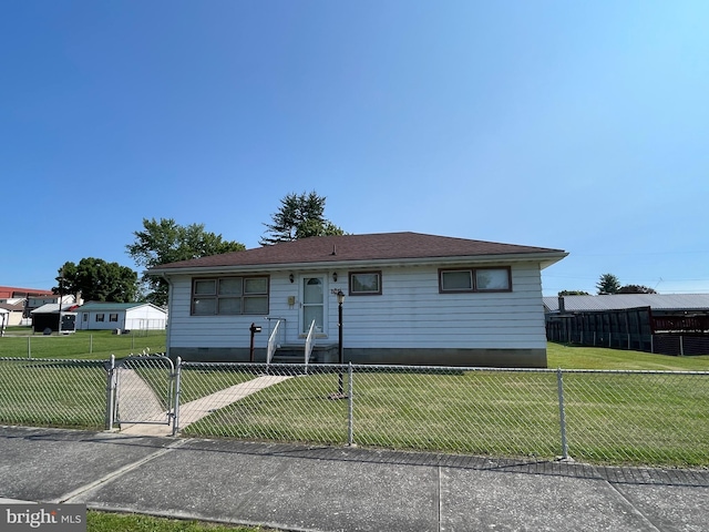 210 Potomac St, Cumberland, MD 21502 - view of front of property with crawl space and a gate
