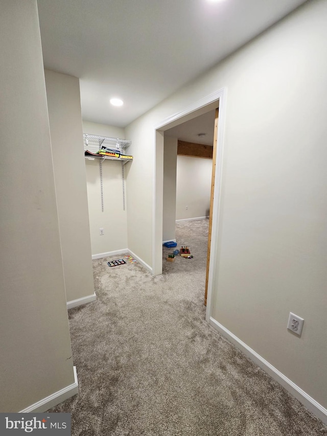 7677 Green Ridge Ln, Abbottstown, PA 17301 - corridor with carpet flooring and baseboards