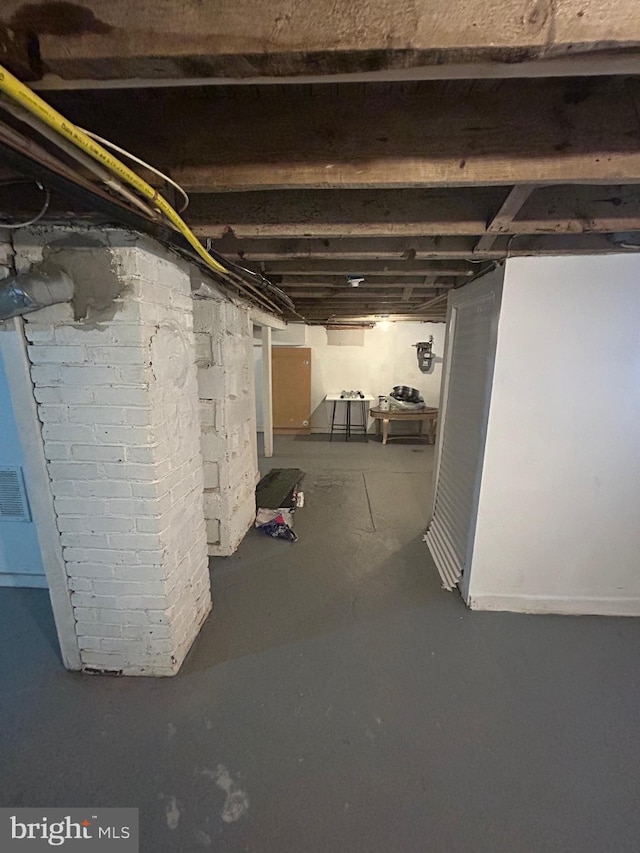 5258 Saint Charles Ave, Baltimore, MD 21215 - view of unfinished basement