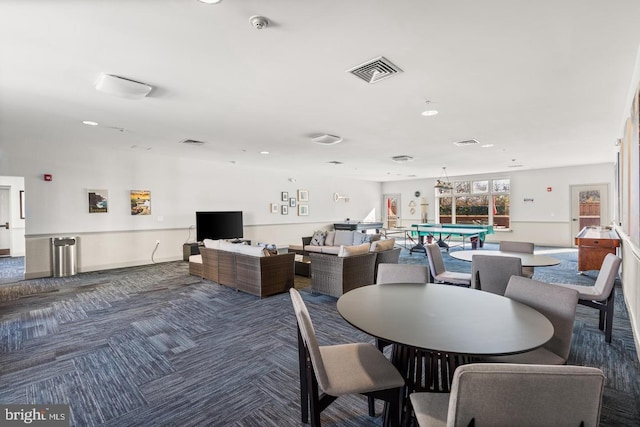 605 N Atlantic Ave Unit 204, Collingswood, NJ 08108 - carpeted dining room with recessed lighting