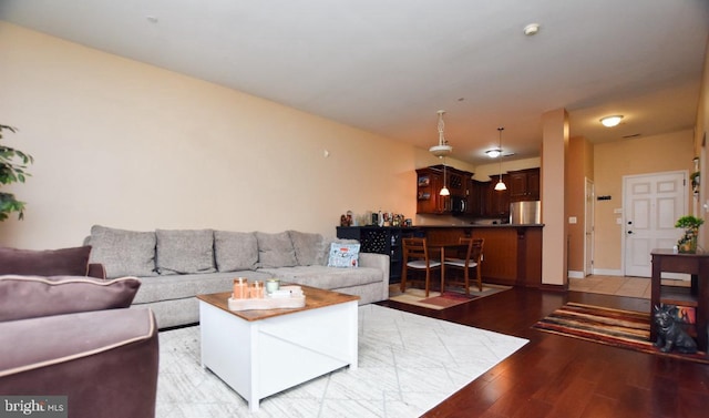 605 N Atlantic Ave Unit 204, Collingswood, NJ 08108 - living area with light wood-style flooring