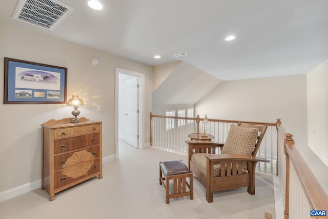 5625 Upland Dr, Crozet, VA 22932 - living area with light colored carpet, recessed lighting, and baseboards