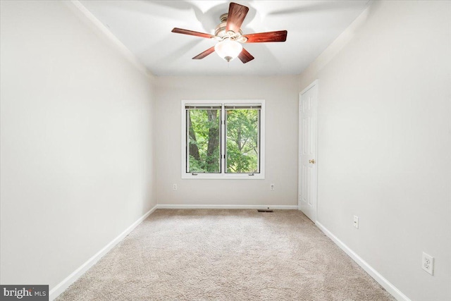 6816 Balmoral Ct, New Market, MD 21774 - empty room with ceiling fan, carpet, and baseboards