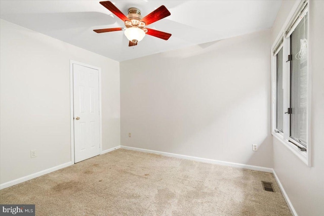 6816 Balmoral Ct, New Market, MD 21774 - unfurnished room featuring carpet floors, ceiling fan, and baseboards