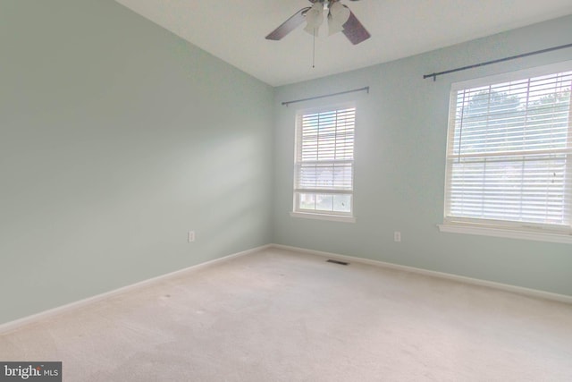 8 Spur Ridge Ct, Newark, DE 19702 - spare room with a ceiling fan and light colored carpet
