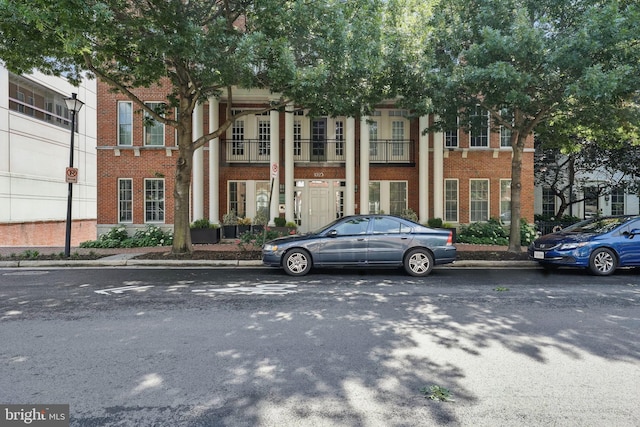 1023 N Royal St Unit 207, Alexandria, VA 22314 - view of front of house with brick siding