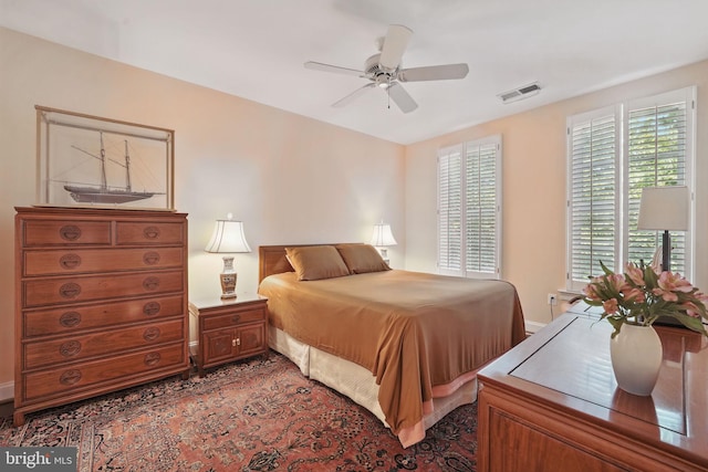 1023 N Royal St Unit 207, Alexandria, VA 22314 - bedroom featuring a ceiling fan