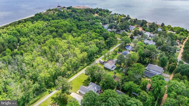 10963 Poplar Dr, Lusby, MD 20657 - aerial view of property's location with a nearby body of water