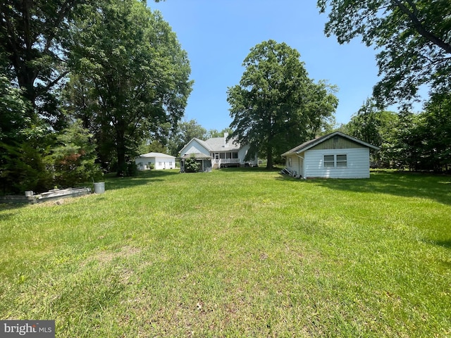10963 Poplar Dr, Lusby, MD 20657 - view of grassy yard