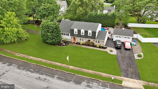 872 Kilby Dr, Yardley, PA 19067 - aerial view of property and surrounding area