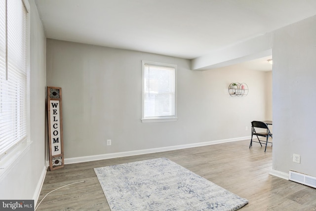 3835 26th Ave, Temple Hills, MD 20748 - sitting room featuring wood finished floors and baseboards