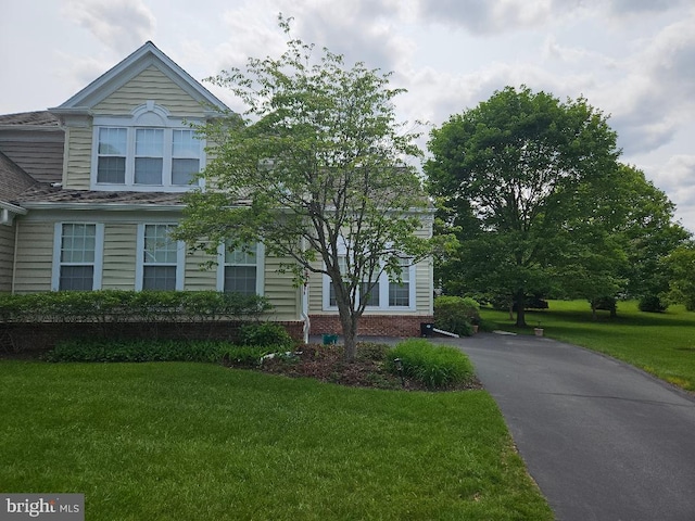 11 Musket Ct Unit 53, West Chester, PA 19380 - view of front of home with a front yard and brick siding