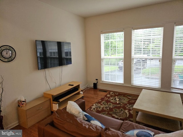 11 Musket Ct Unit 53, West Chester, PA 19380 - living room featuring wood finished floors