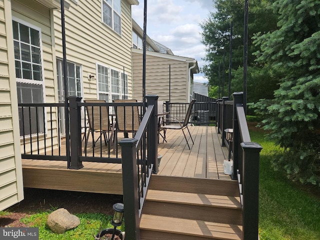 11 Musket Ct Unit 53, West Chester, PA 19380 - view of wooden terrace