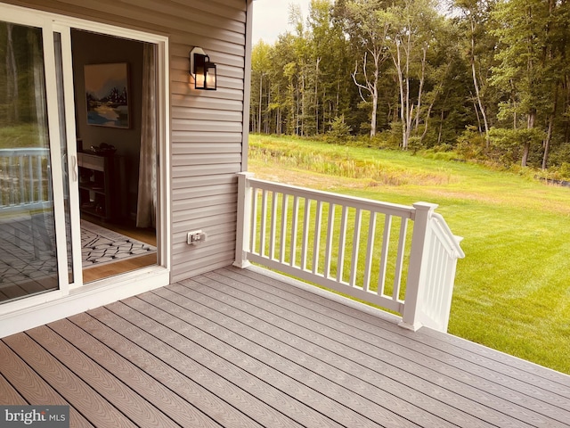 420 Bellflower Way Merion Plan, Unit Merion Plan, Townsend, DE 19734 - wooden deck featuring a lawn