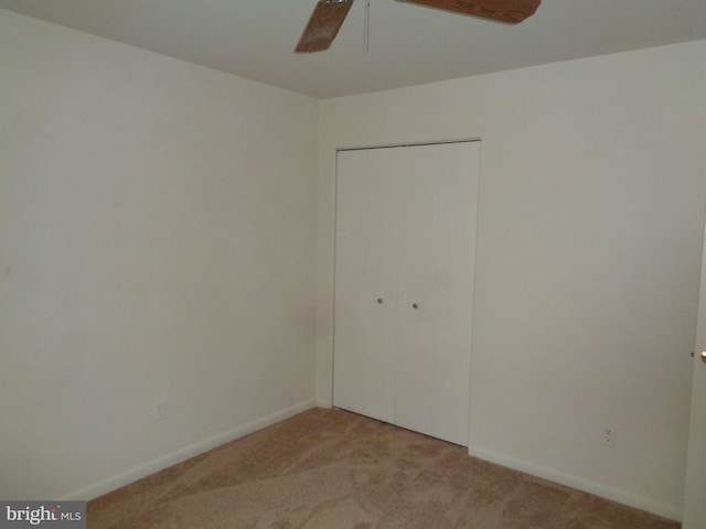 6 Bailiffs Ct Unit 301, Lutherville Timonium, MD 21093 - spare room with ceiling fan, light colored carpet, and baseboards