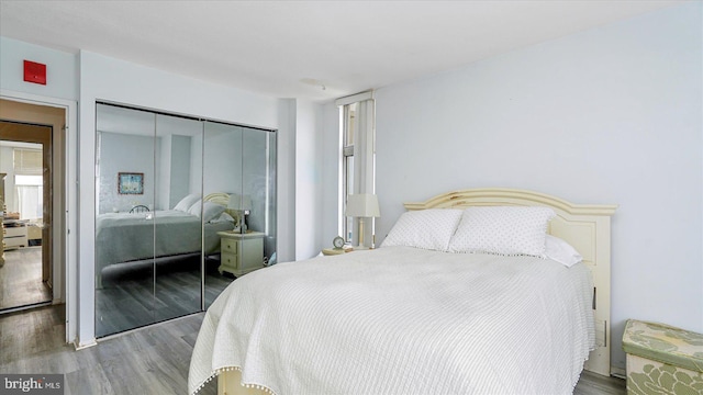 28 Allegheny Ave Unit 2505, Baltimore, MD 21204 - bedroom with wood finished floors and a closet