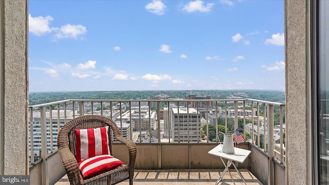 28 Allegheny Ave Unit 2505, Baltimore, MD 21204 - view of balcony