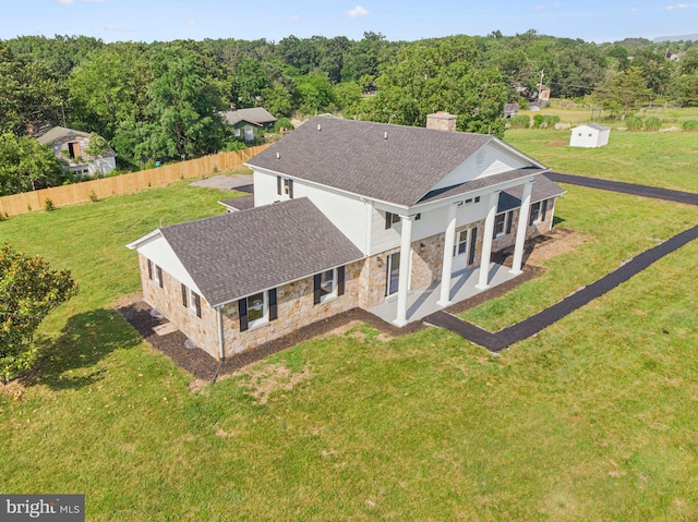 977 W Parkins Mill Rd, Winchester, VA 22602 - aerial view of property and surrounding area