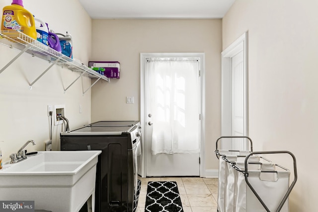 99 Kresson Gibbsboro Rd, Voorhees, NJ 08043 - laundry area with washing machine and dryer