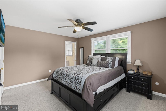 12 Woodlawn Ave, Newfield, NJ 08344 - bedroom featuring light carpet and a ceiling fan