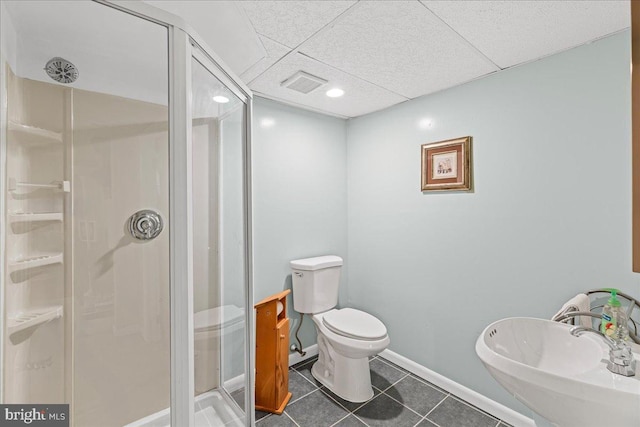 12 Woodlawn Ave, Newfield, NJ 08344 - bathroom with a stall shower and tile patterned flooring