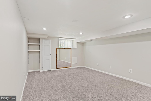 1708 Webster St, Baltimore, MD 21230 - unfurnished bedroom with carpet and recessed lighting