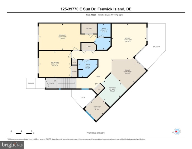 39770 E Sun Dr Unit 125, Fenwick Island, DE 19944 - view of floor plan / room layout