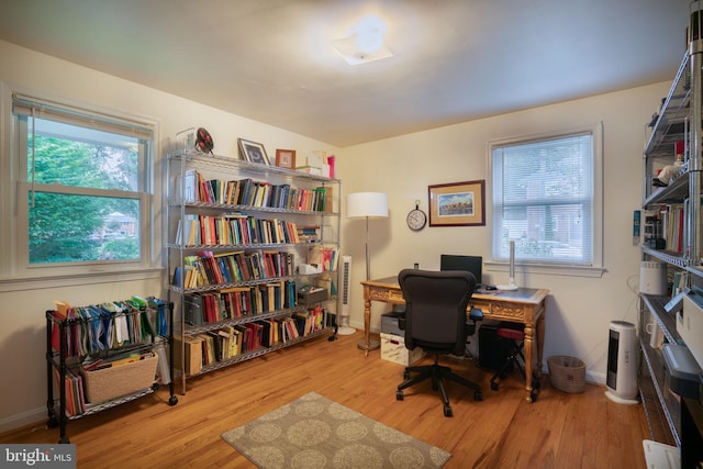 5021 23rd Rd N, Arlington, VA 22207 - office area with light wood-type flooring